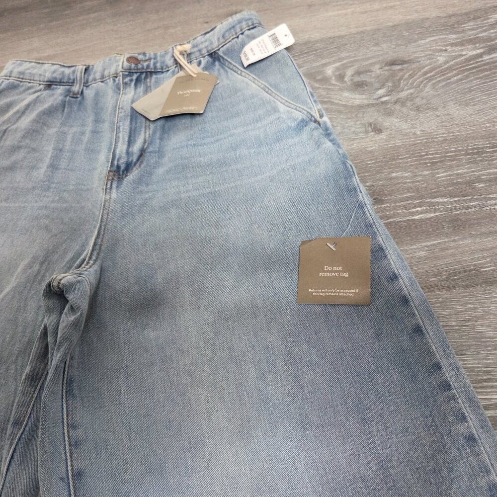 NWT Oliver Logan - Women's Thompson Low Slung Wide Leg Denim Jeans - Size 26 - Picture 3 of 16
